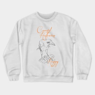 Corvid Halloween... Happy... Crewneck Sweatshirt